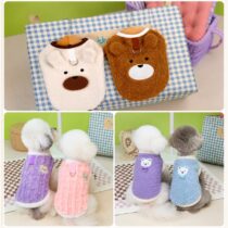 Lüks Peluş Kedi ve Köpek Elbisesi 5'li Set