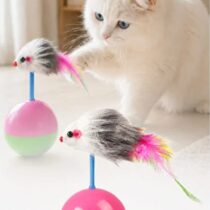 Hacı Yatmaz Kedi Oyuncağı Fareli 10'lu Kutu